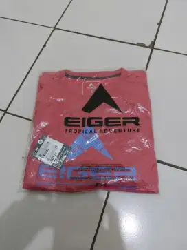 Kaos Eiger Journey Red size S baru ori harga 130rb