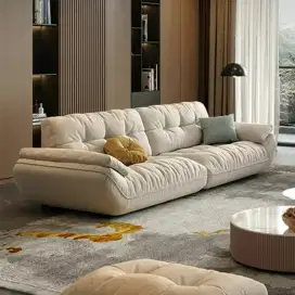 Sofa Smooty White 3 seater Luxury