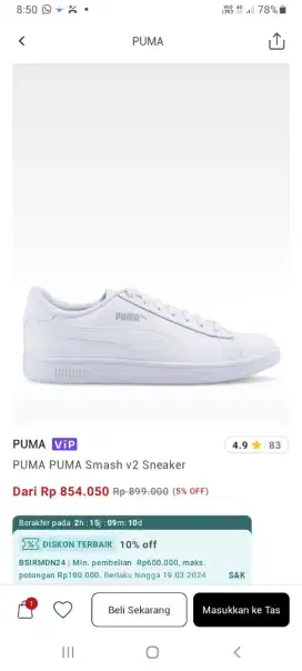 PUMA SMASH V2 L