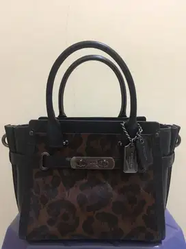 tas coach swagger 21 leopard