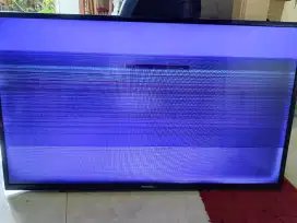 Jual santai tv led panasonic 43'  apa adanya