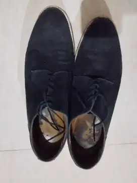 SEPATU FORMAL ZARA SIZE 45 BIRU GELAP [NEGO][SECOND]