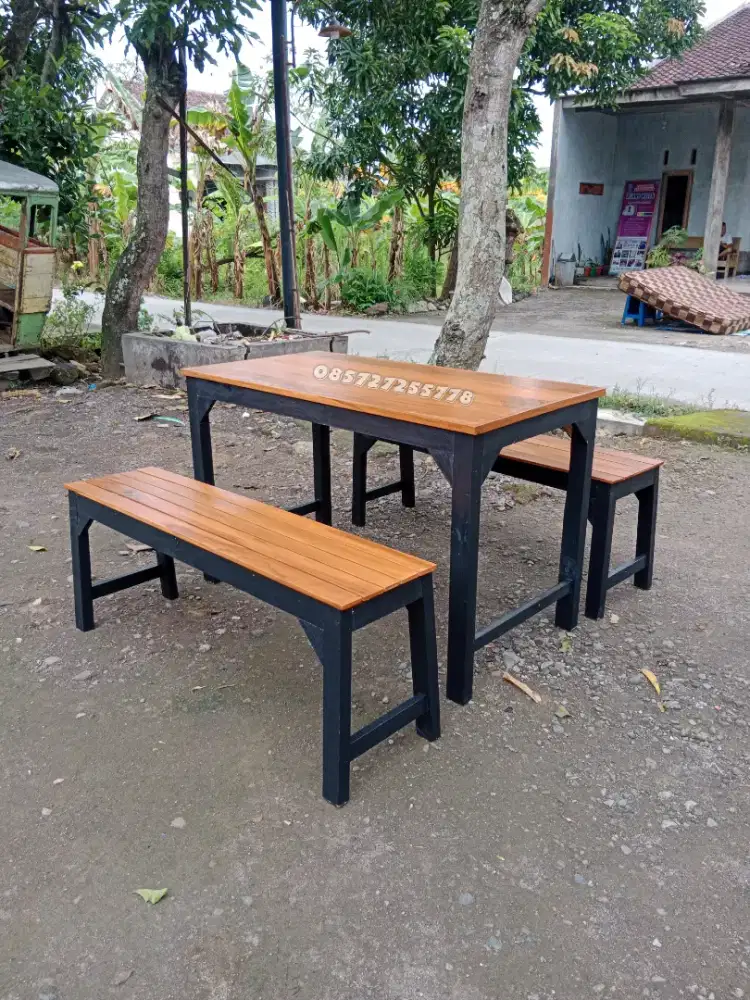 Meja kursi caffe warmindo warung makan