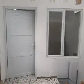 sekat kaca | kusen aluminium | partisi kaca