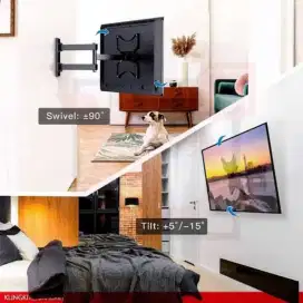 Bracket tv breket tv dan pasang bracket tv universal bergaransi COD