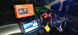 Pemasangan head unit android orca 10 inc di honda jazz ram 2/32