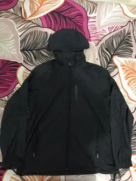 Jaket Wind Face Outdoor , Black ( Windbreaker )