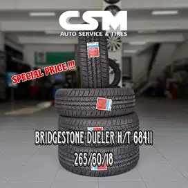 Ban Bridgestone Dueler HT 684ii, 265/60/18. Untuk Fortuner, Pajero dll