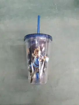 Tumbler nintendo zelda, with straw final fantasy