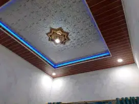 Plafon PVC nya bos terpasang mewah
