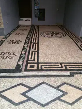 Lantai batu sikat
