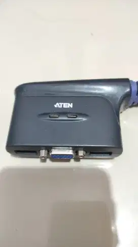 Aten CS62U - 2-Port USB VGA/Audio Cable KVM Switch (1.8m)