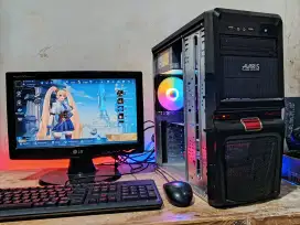 PC core i5 lengkap siap pakai game editing kantoran