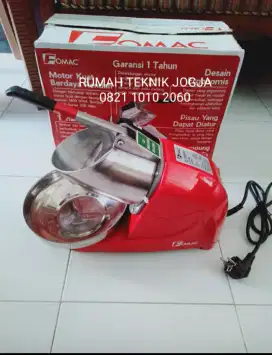 (RUMAH TEKNIK JOGJA) mesin serut es listrik,2 pisau