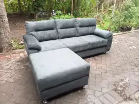 Sofa minimalis L putus model bantalan