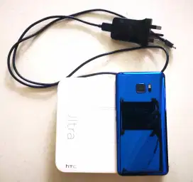 HTC U ULTRA SAPPHIRE BLUE - 4 GB / 64 GB LENGKAP DUS BOX + 2 CASE LUX