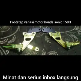 Footstep belakang variasi motor sonic 150&satria FU(PnP)