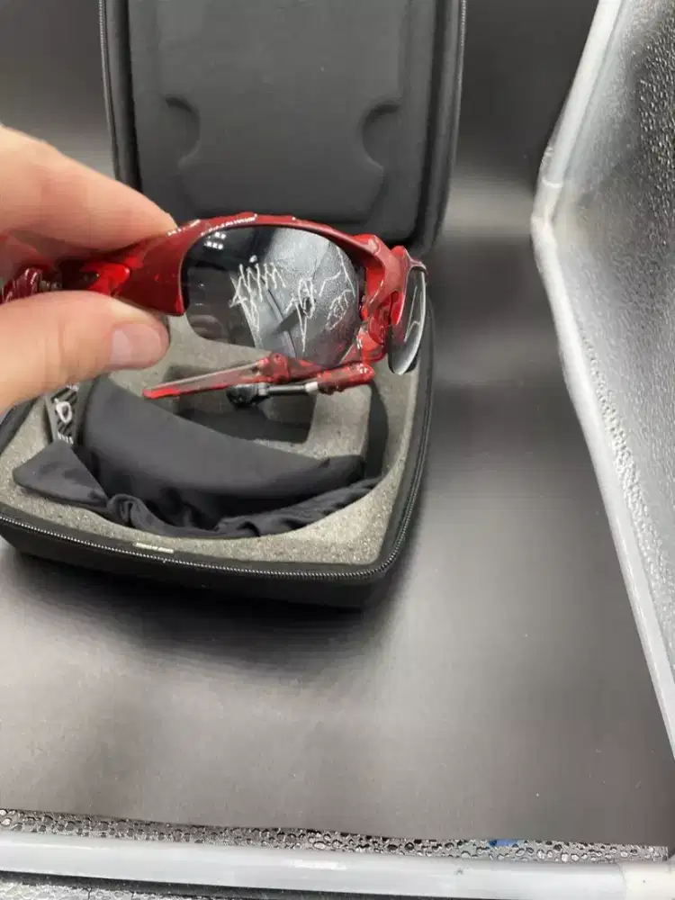 kacamata sunglass oakley limited, with iridium lens