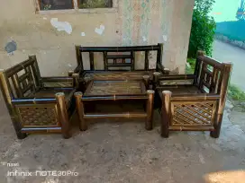 Jual kursi  bale dr bambu  cod bayar di tempat