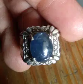 Blue safir ring 7 kantoran