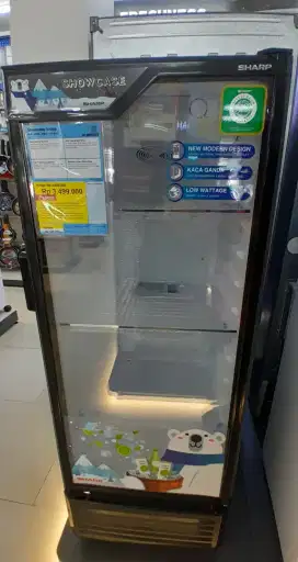 Showcase Sharp 200L|Promo Gratis 1x Angsuran