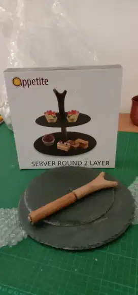 Meja Saji Batu & Kayu Oppetite