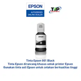 Tinta Epson 001 - Black / Hitam Original