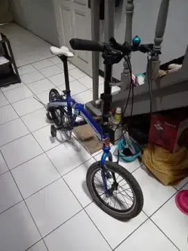 Sepeda lipat  phoniex sudah di ganti alloy .modipikasi stang.jok.
