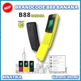 Baru - HP BRANDCODE B88 BANANA HP Langka Dual SIM Camera