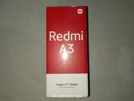 Xiaomi Redmi A3 4/128 Black New Segel Garansi Resmi