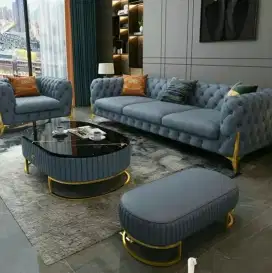 Sofa Velvet Chesterfield 311 Luxury