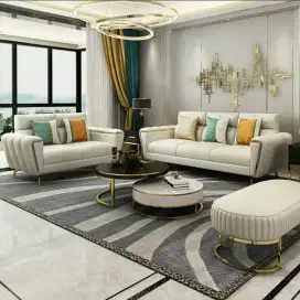 Sofa Velvet Dakron 321puff Luxury
