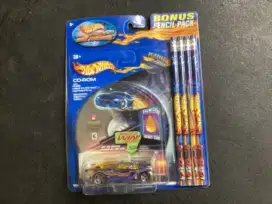 Diecast hotwheels mainan mobil oakley, with pencil dvd