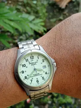 Jual jam tangan vintage Alba epsilon military