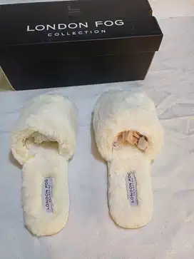 Sandal Kamar / Rumah : London Fog - Lfw - Lilly-S - Ivory Faux Fur