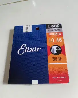 Senar Gitar Electric ELIXIR NANOWEB ORIGINAL 100%