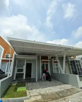 Kanopi semarang baja ringan minimalis besi alderon kaca