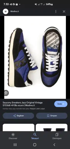 Jual sepatu saucony