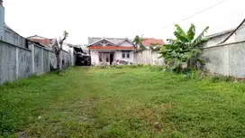 DIJUAL TANAH dan BANGUNAN, LOKASI STRATEGIS,DEKAT TOL