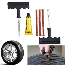 Tyre Repair Kit Set Tambal Anti Ban Mobil Motor Tubeless Bocor Kempes