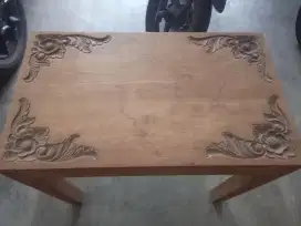 Jual 2 meja ukir jati