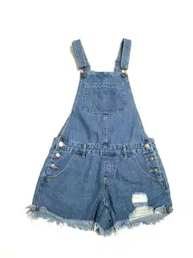 Celana pendek jeans jumpsuit COTTON ON denim jeans romper