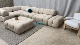 Jual sofa tamu kacang sofa lengkung sofa boba kursi sofa tamu