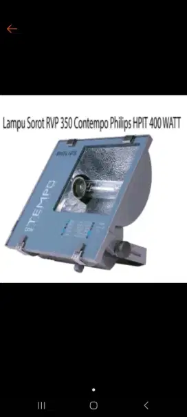 Lampu sorot metal hilide 400 watt