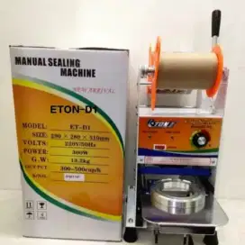 Mesin Cup Sealer Eton D1 Baru Kualitas Terbaik Dan Garansi Service