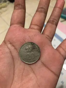 20 sen mata uang malaysia
