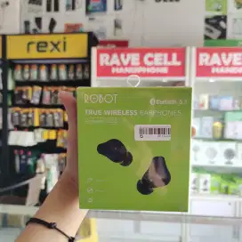 Headset Bluetooth ROBOT Airbuds T20S MURAH MERIAH!!! (RAVE CELL SAKO)