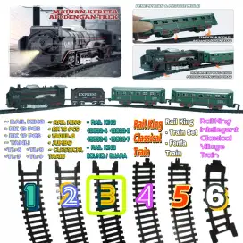 Rel Belok Lengkung Rail King Kereta RailKing Standar RK 19033 4 -5-6-7