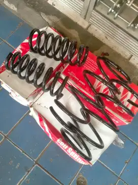 Per keong lowering kit recing ceper merk APM buat mobil Pajero sport