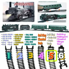 Rel Lengkung Belok Fenfa Rail King Train Set RailKing Mainan Kereta HO